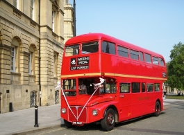 Routemaster bus for weddings in Bath